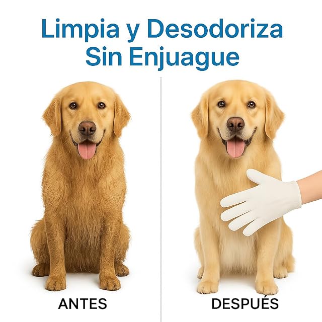 Foto 2 de 8 de Guantes de aseo desechables para perros, gatos y mascotas - Paquete de 12