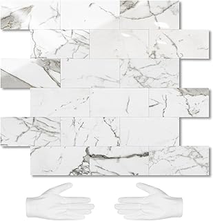 STICKGOO 10-Sheet Subway Tile Peel and Stick Backsplash, Seamless Design...