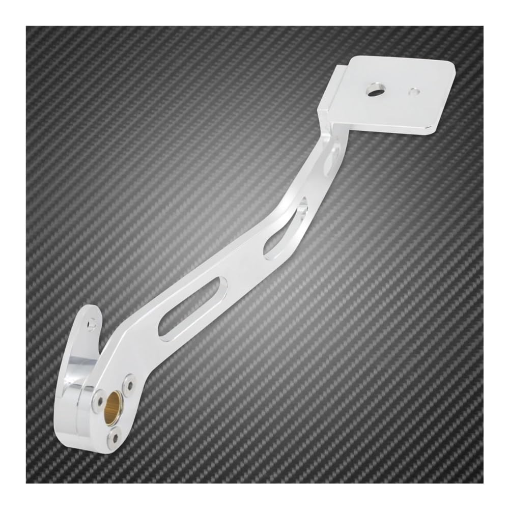 Motorrad Schalthebel Motorrad Fahrer Bremshebel Arm Fuß Control Pedal Shifter Hebel Für Softail Für Fat Bob Für Low Rider Standard FLSB FXDR 18-Up Schalthebelpedal(Chrome Brake Lever)