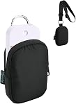 Beautyflier Pocket Hand Sanitizer Spray Case for Touchland Power Mist and Glow Mist 1FL OZ, Zipper Pouch for Hand Sanitizer Spray Bottle, with Removable Neck Strap, Great for Travel (Beige)