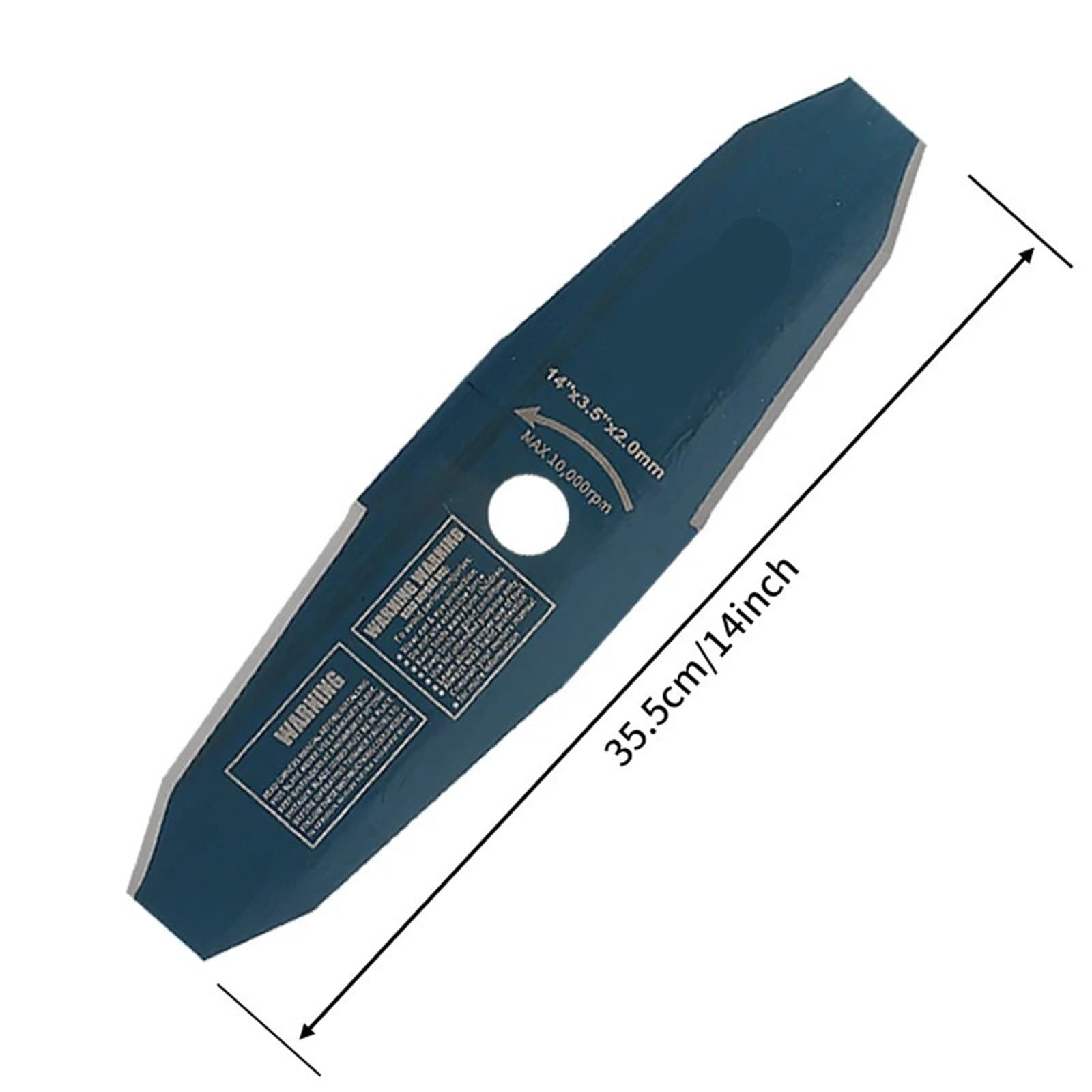 Cuchilla Desbrozadora, 14 Pulgadas Poligonal SK5 Dentada 2T, for Cortacésped Eléctrico De Combustible, Compatible con Cortacésped De Doble Potencia(Set A)
