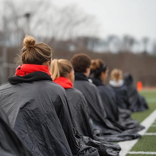 Miniatura 9 de Threadart Manta gruesa para estadio para exteriores, resistente a la lluvia y al viento, para campamento, picnic, deportes, festivales, fútbol,