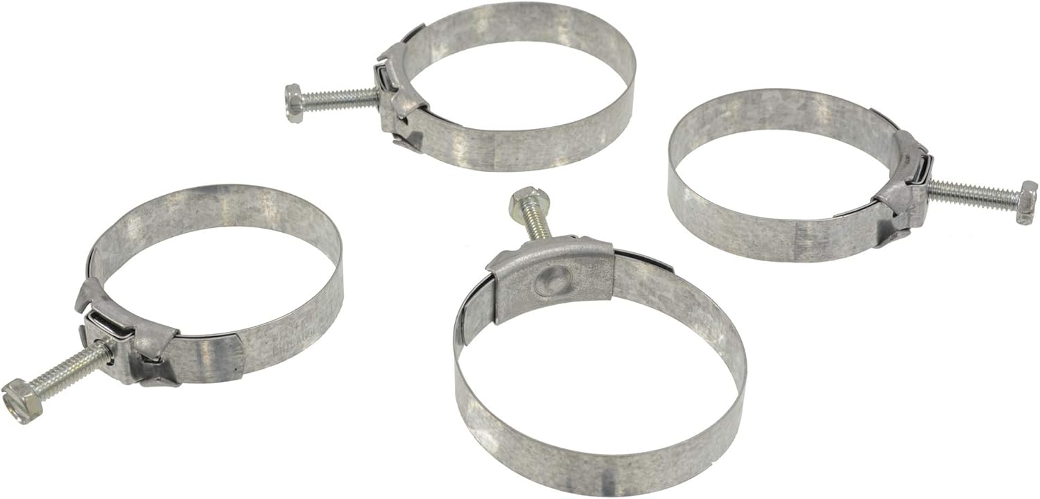 Upper and Lower Hose Clamp Set, Correct Wittek, Compatible with 1963 Corvette - 3rd Quarter, Premium Quality Replacement Parts for Classic Car Restoration and Maintenance