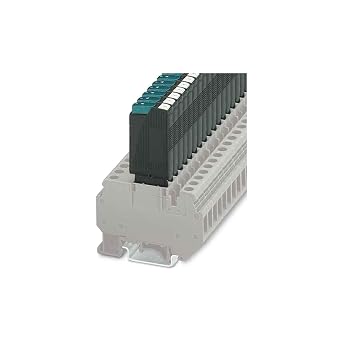 PHOENIX CONTACT TCP 6A 0712275, 250 VAC, 6 AMP, 65 VDC, Circuit Breaker, Plug-in Type, RESETTABLE, Thermal