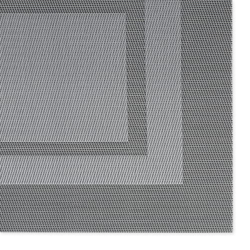 DII Vinyl Tabletop Collection, Placemat Set, 13x17.25, Gray, 6 Piece by DII - Used condition - Image 2