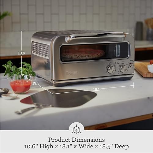 Miniatura 6 de Breville Horno inteligente Pizzaiolo Pizza Horno BPZ820BTR, trufa negra