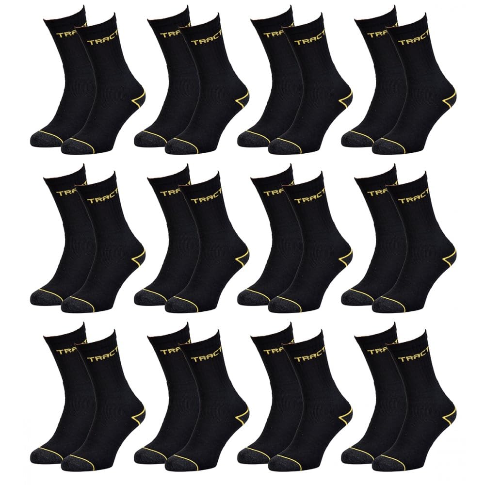 OZABI - Chaussettes de Travail TRACTO pour Homme Résistance et Qualité Pro Multicolore