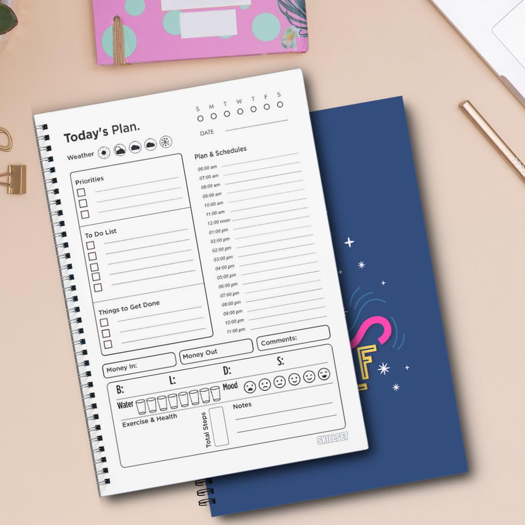 Study Planner for Students Daily Planner A5 Ruling 144 Pages Productivity Journal-image-49