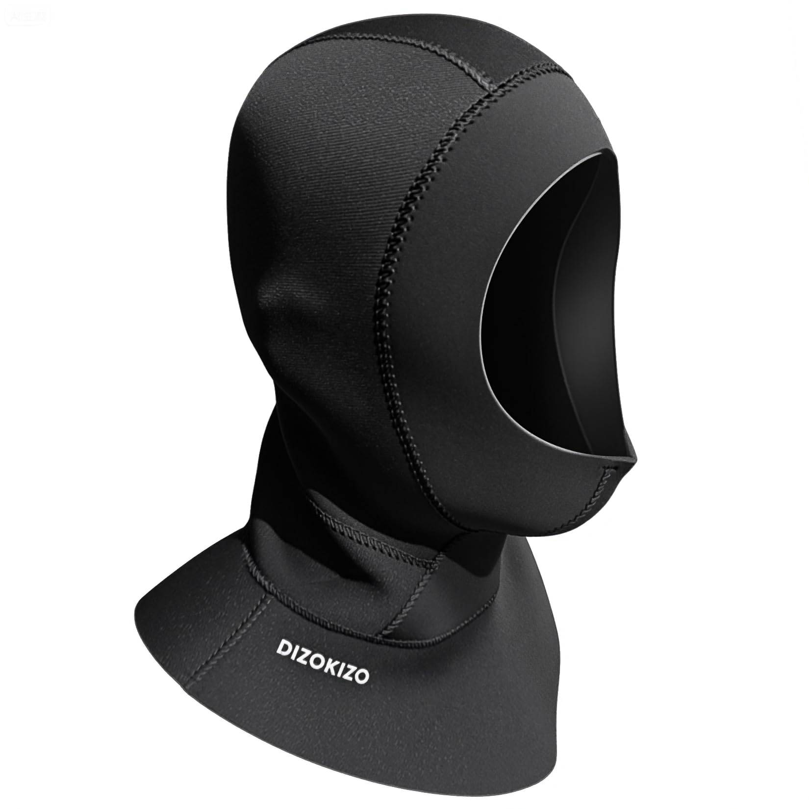 Wetsuit Hood, Thermal Diving Hood with Flow Vent for Women Men, Unisex 3mm Neoprene Hat Cap for Scuba Kayaking Snorkeling Sailing Water Sports