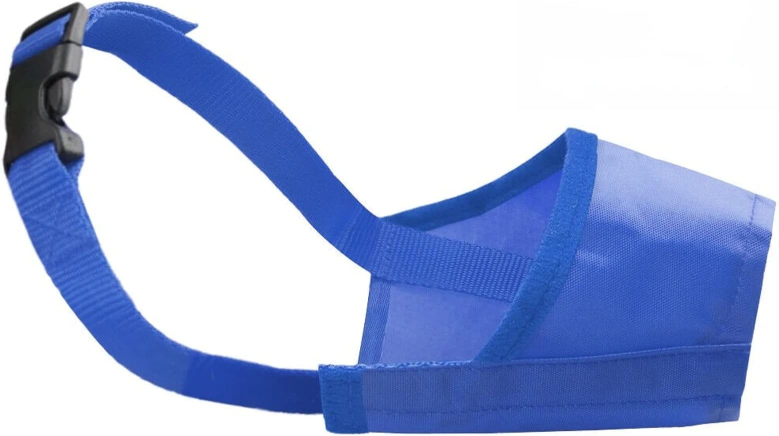 Pomeranian Dog Muzzle Size 1 Blue Comfortable Lightweight Nylon Quick Release Anti Bark Anti Bite Training Mouth Cover Guard