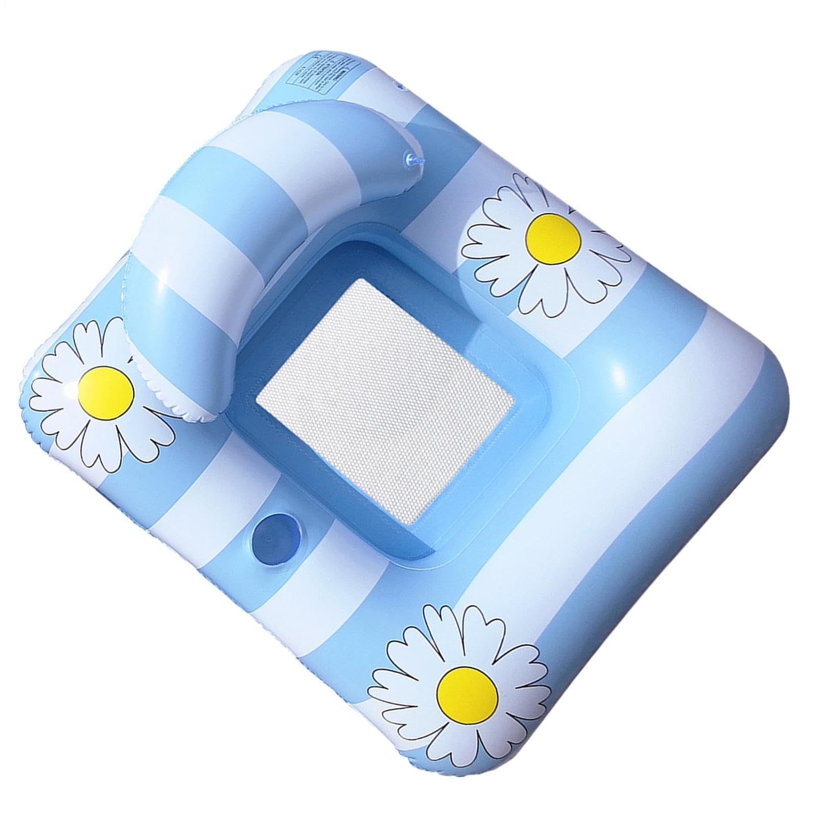 Flotteurs de plage pour adultes – Chaise longue flottante gonflable robuste pour piscine, plage, rivière, fête d'été, jeux de bronzage, quai de bronzage, croisière, vacances