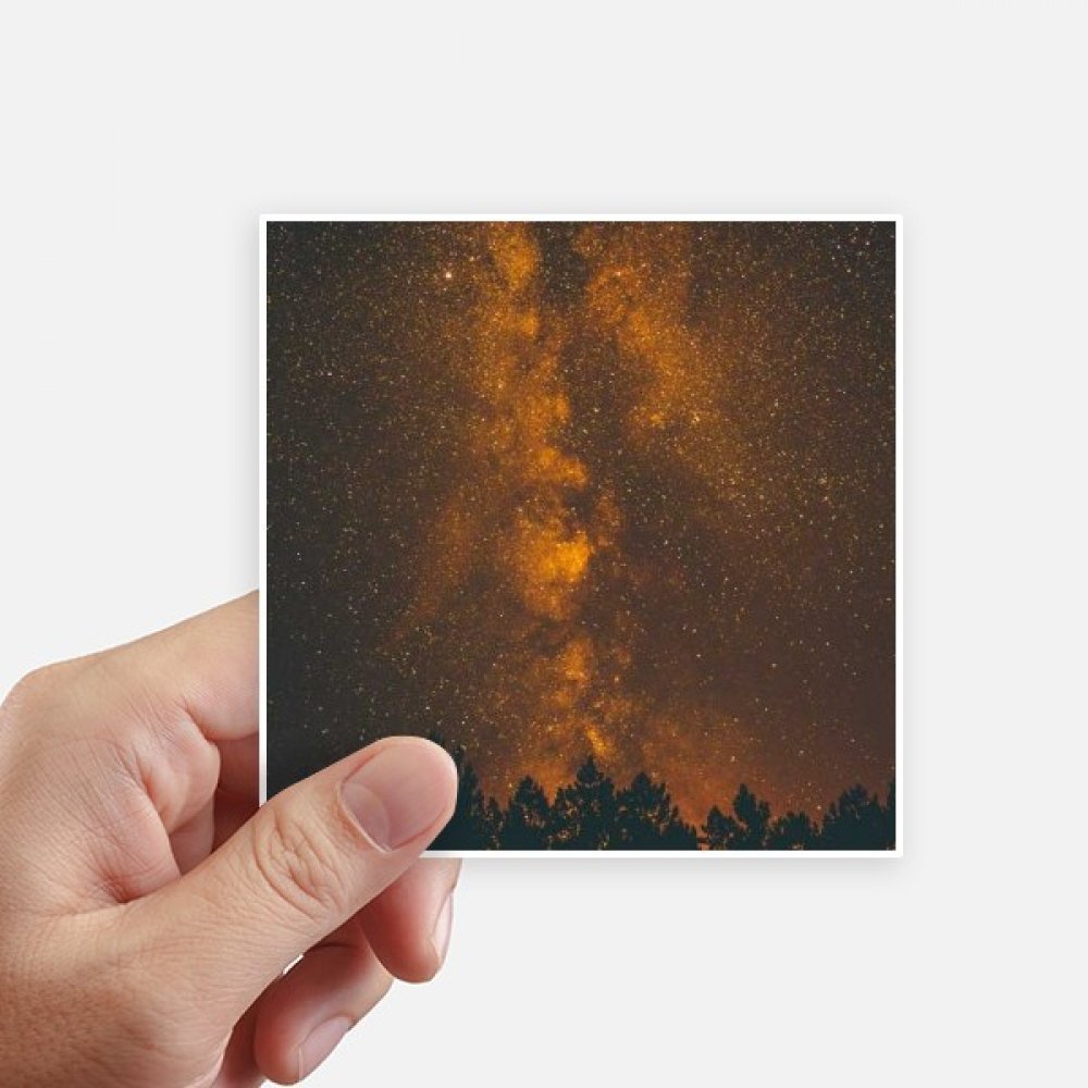 Sticker ciel orange foncé 10CM idéal pour décorer une chambre ado