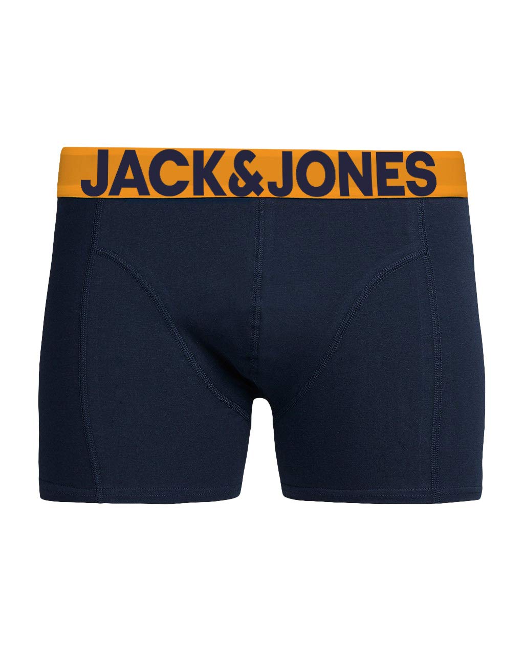 JACK & JONES 12204864 - Confezione di 5 mutande boxer da uomo, colore bianco, nero, blu e grigio, XXL