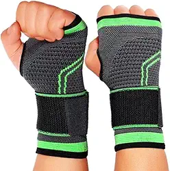 Munhequeira Ortopédica de Compressão Ajustável Unissex – Estabilizadora, Alívio Imediato para Dor, Tendinite e Lesões no Punho