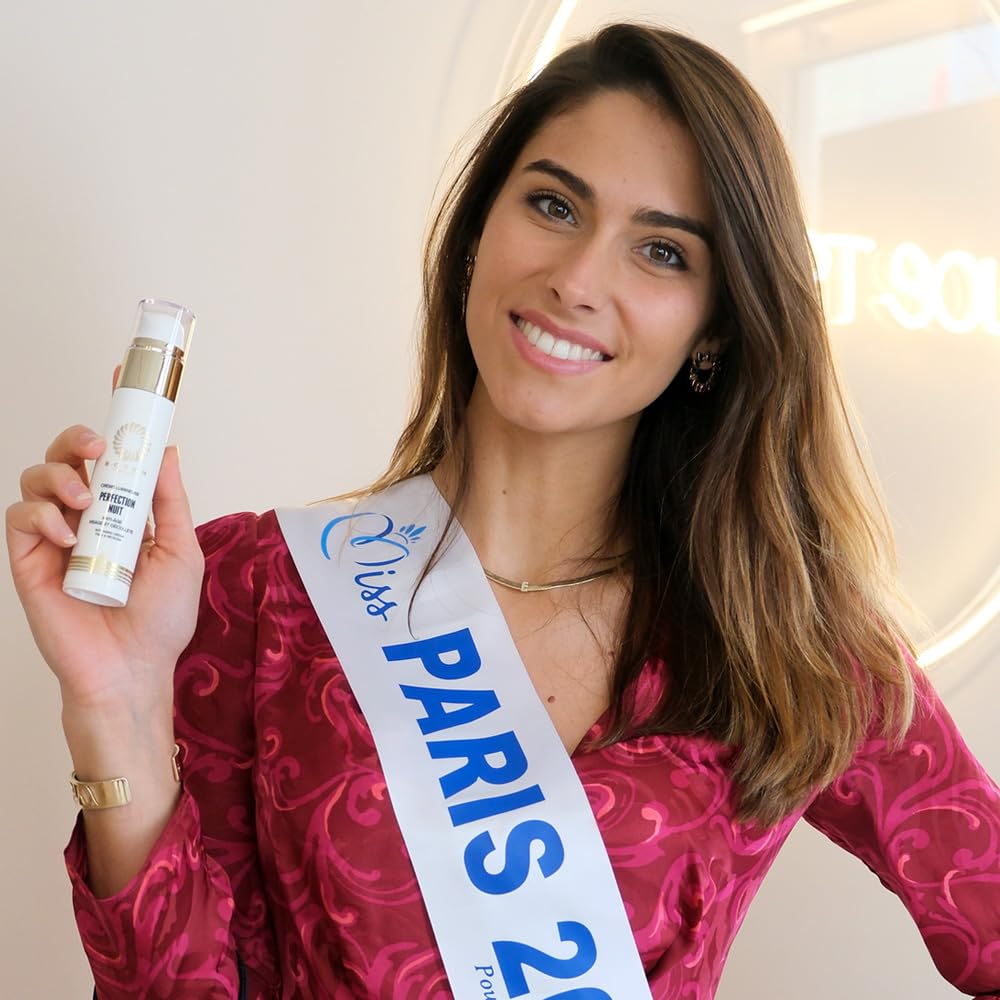 Crème de nuit anti-âge lissante et raffermissante, offrant une bonne mine progressive et naturelle grâce à une formule enrichie en acide hyaluronique, rétinol actif et DHA.