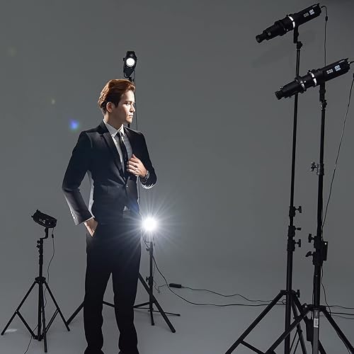 Miniatura 7 de Godox SA-17 - Adaptador de montaje Bowens con accesorio de proyección Godox SA-P, SA-09-001 GOBO Set y SA-10 GOBO Holder para S30 S60 VL150 VL200