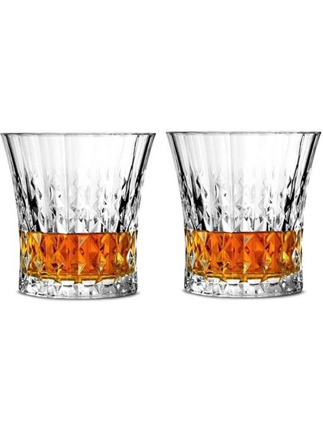 AFAST Party Perfect Glasses for Water, Juice, Cocktails, Smoothies and Other Drinking Beverages, Glass, Clear, Pack of 6, 8 X 8 X 8.5 CM 4