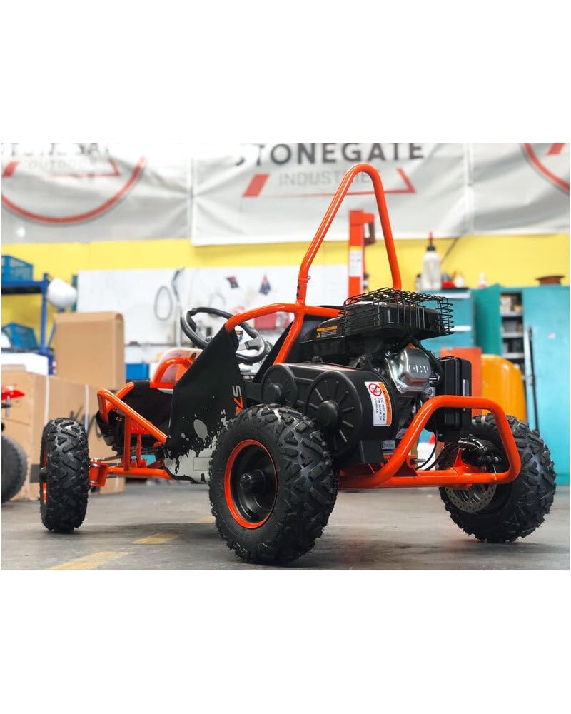 T-MOTO Buggy Kids Kayo S-70 - Buggy Benzina Bambini Uso Off-Road - Motore singolo cilindro 4 Tempi 79 cc - Quad bambini 1420 * 820 * 900 mm