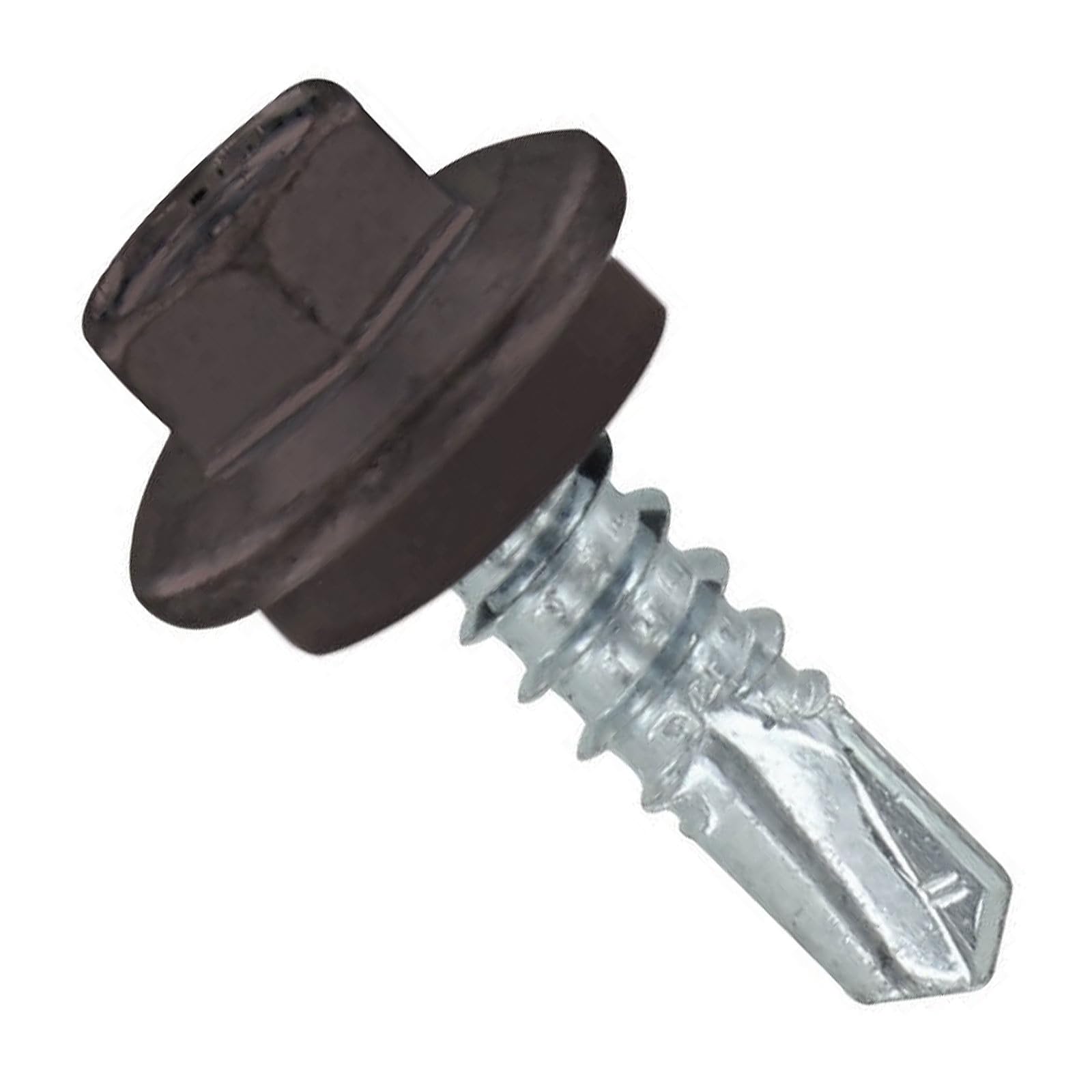 Fasteners Plus ST Fastening #12 x 3/4" Maxx Steelbinder Metal Roofing Screws Metal-to-Metal Charcoal Gray (Pack of 250)