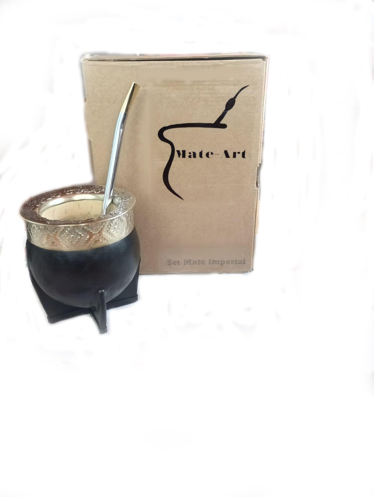 Mate Imperial P2 con base estable de cuatro patas y aislamiento térmico de cuero