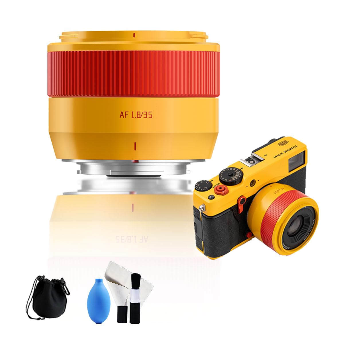 Amazon.co.jp: TTArtisan 35mm F1.8 II オレンジ APS-C オート