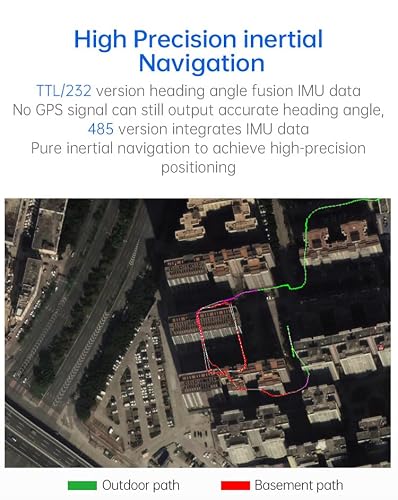 [Industrial Grade Beidou] WitMotion WTGAHRS3-TTL 6-Axis Inertial Navigation GPS-IMU Accelerometer + Gyroscopes + Angle (Static 0.05°, Dynamic 0.1°) + Latitude and Longitude Sensor - Thumbnail 4