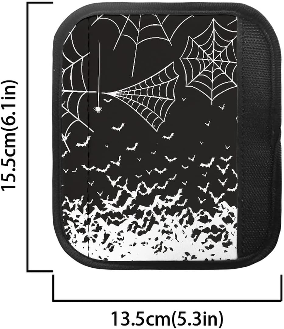 Halloween Fridge Replacement Handles with Spider Web 8Pack Fall Dishwasher Door Handle Covers, Form-Fitting, Microwave Handle Decor Protector