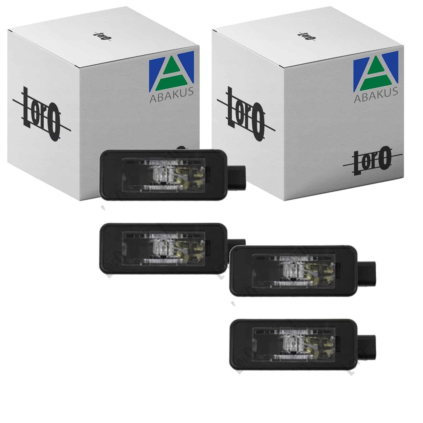 BandelOne 2x Abakus LED Kennzeichenleuchte | 2x 038-24-905LED passend für C4 DS4 208 308 508