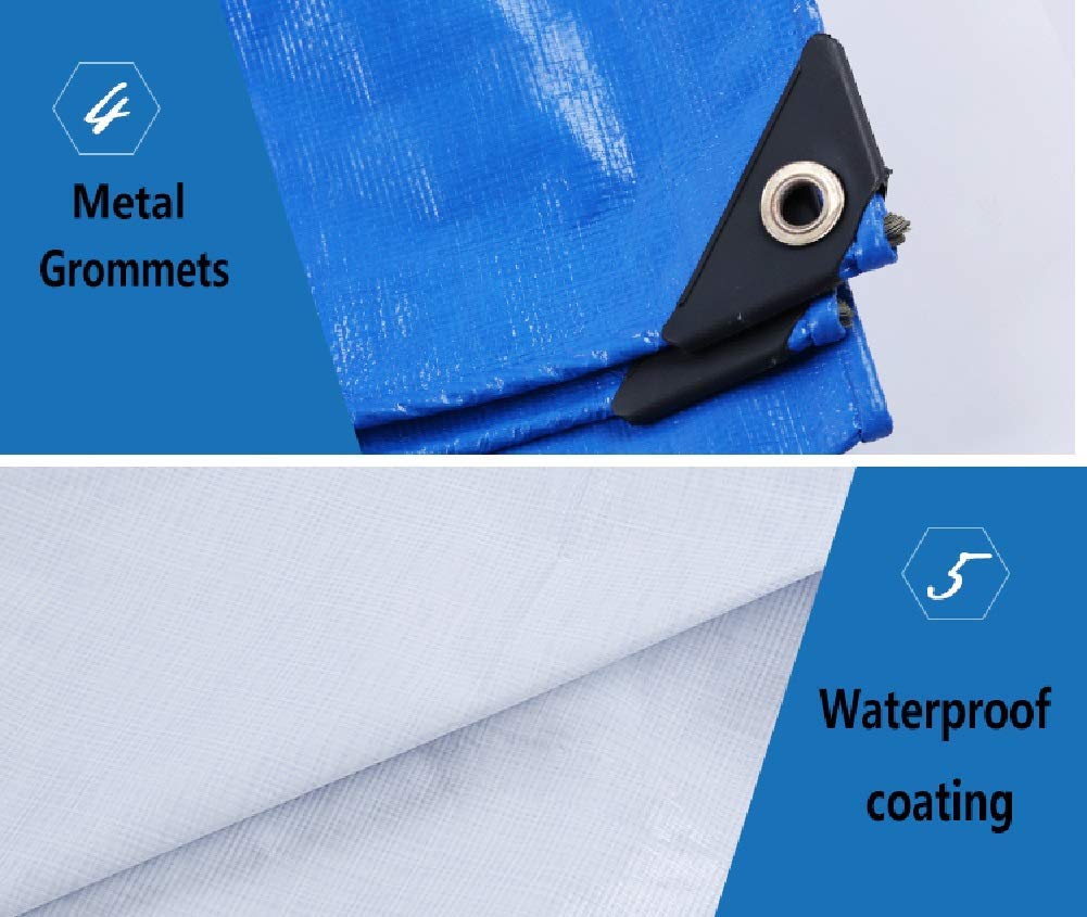 Großer Heavy Duty Persenning Wasserdicht Carport Tarp-Abdeckung Mit Seil, Heavy Duty Truck Covers, Außen Rip-Stop-Zelt Shelter Camping E-Plane Wasserdichten Heavy Duty,2Mx3M