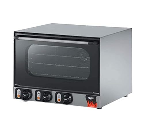 Miniatura 1 de Vollrath (40703) Horno de convección eléctrico de tamaño medio para encimera, de 23 a 716 pulgadas, 3 estantes, C