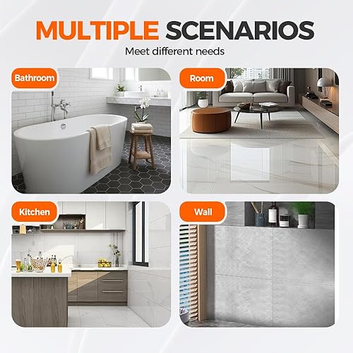 Miniatura 9 de Pluma de lechada de baldosas de cerámica, bolígrafo de pintura de lechada de cerámica impermeable para pisos, restauración de líneas de lechada en