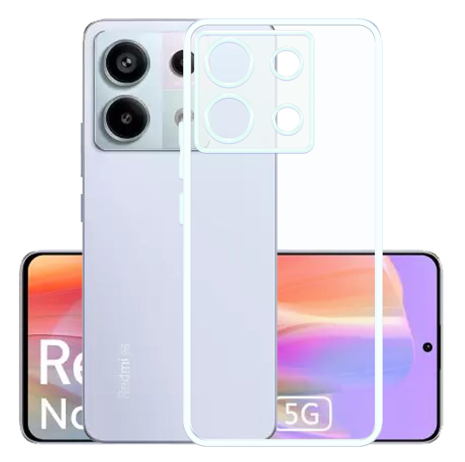 YOFO Back Cover for Mi Redmi Note 13 Pro 2.0 MM (Flexible|Silicone|Transparent|Full Camera Protection) (B0CVL9B57D) Amazon Price History, Amazon Price Tracker
