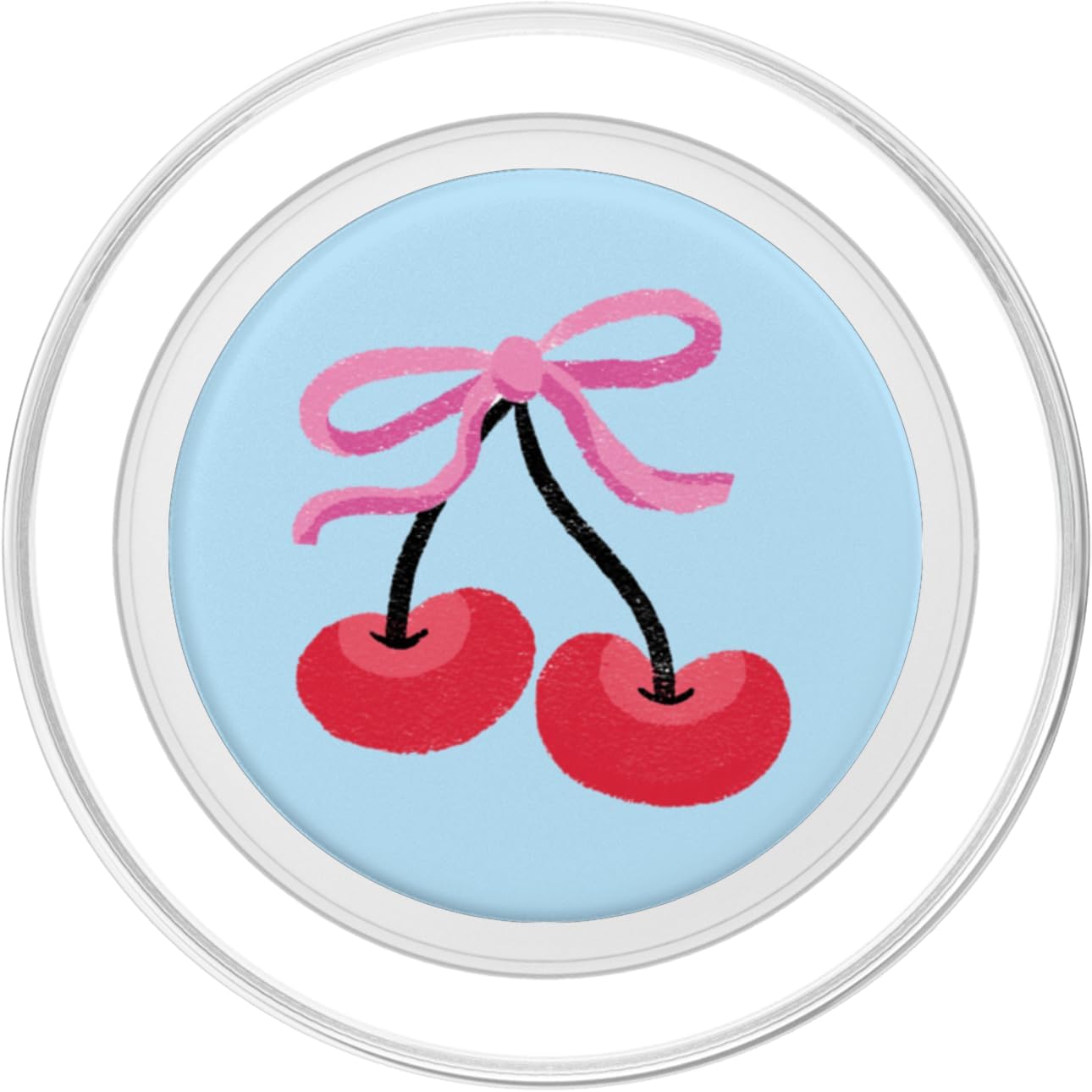 PopSockets Phone Grip – Cutie Cherry Bow PopSockets PopGrip for MagSafe