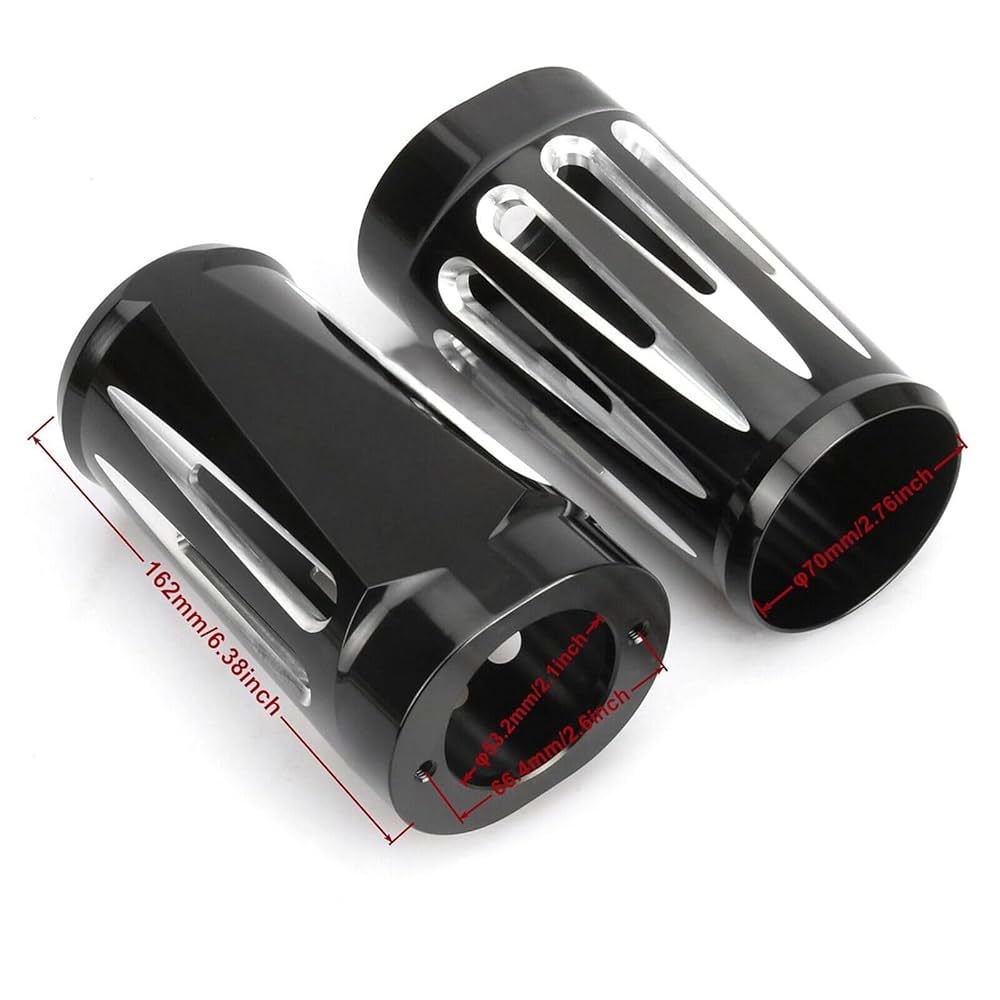 ハーレー　FOＲＫ　ＪＯＩＮＴ　COVERS VEISUTOR Front Lower Fork Leg Covers for Street Glide 2014
