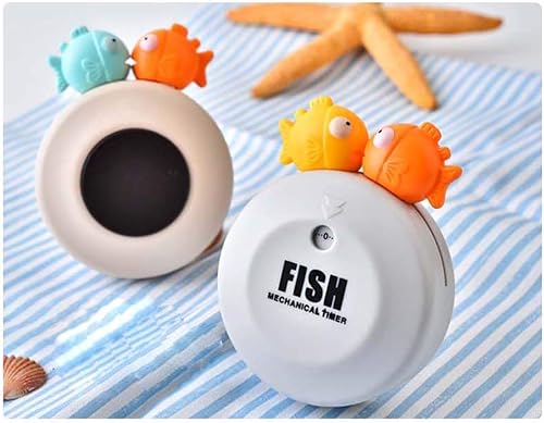 Miniatura 8 de Temporizadores de maquinaria Bobofish de dibujos animados de 60 minutos de cocina mecánica Reloj temporizador de cocina con alarma fuerte contadores