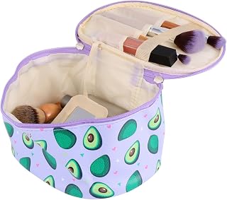 FOMIYES 1 PC Bolsa De Cosméticos Abacate Pu Bolsas De Cosméticos Para Mulheres Bolsa De Higiene Roxa Bolsas De Higiene Para Viagem Bolsa De Ferramentas De Maquiagem Bolsa De Cosméticos