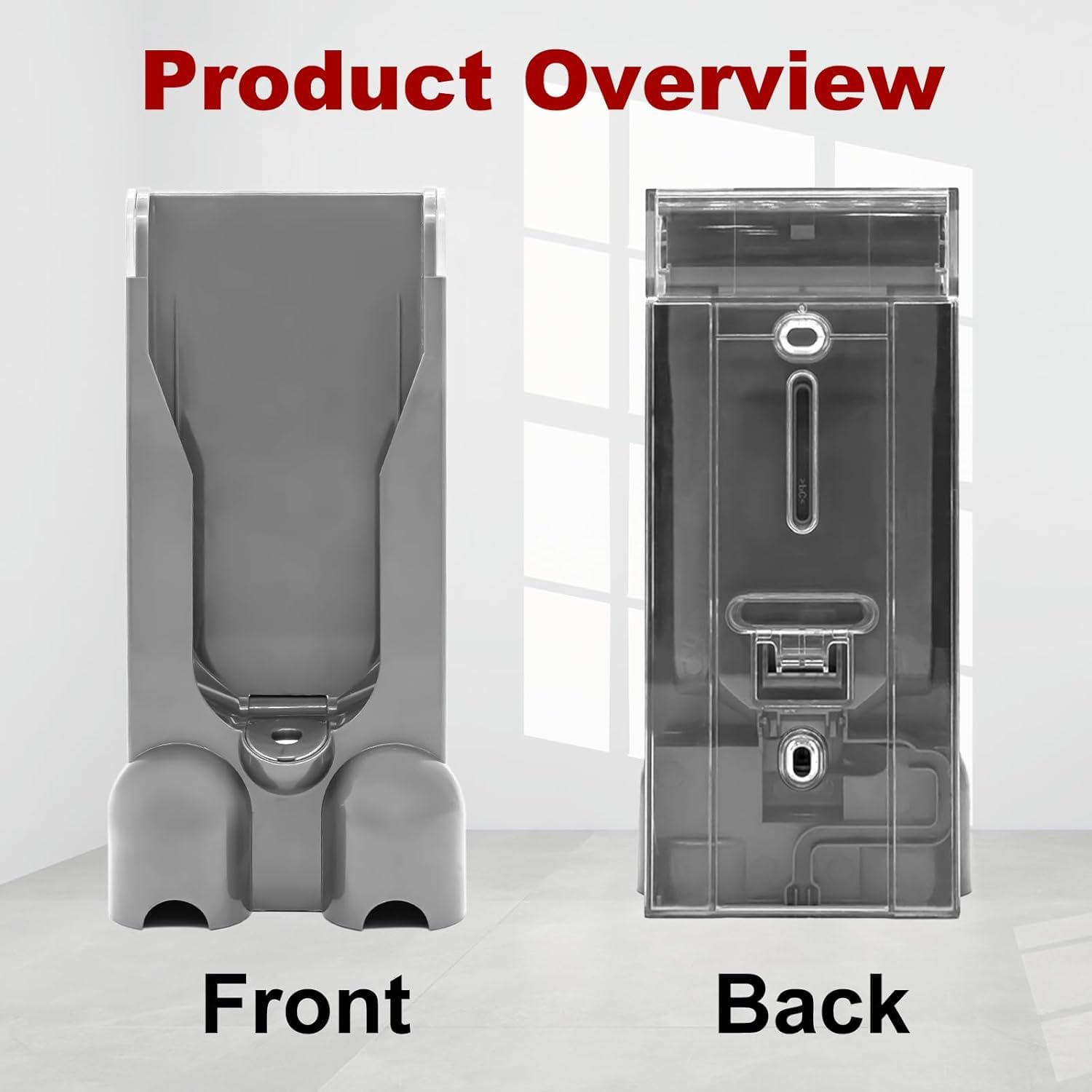 Vacuum Docking Station - Wall Mounted Accessories Bracket Compatible with Dyson V10 Cordless Stick Vacuum Cleaner Part No. 969042-01 | Not Fit Dyson V11 Vacuum Cleaner - 3