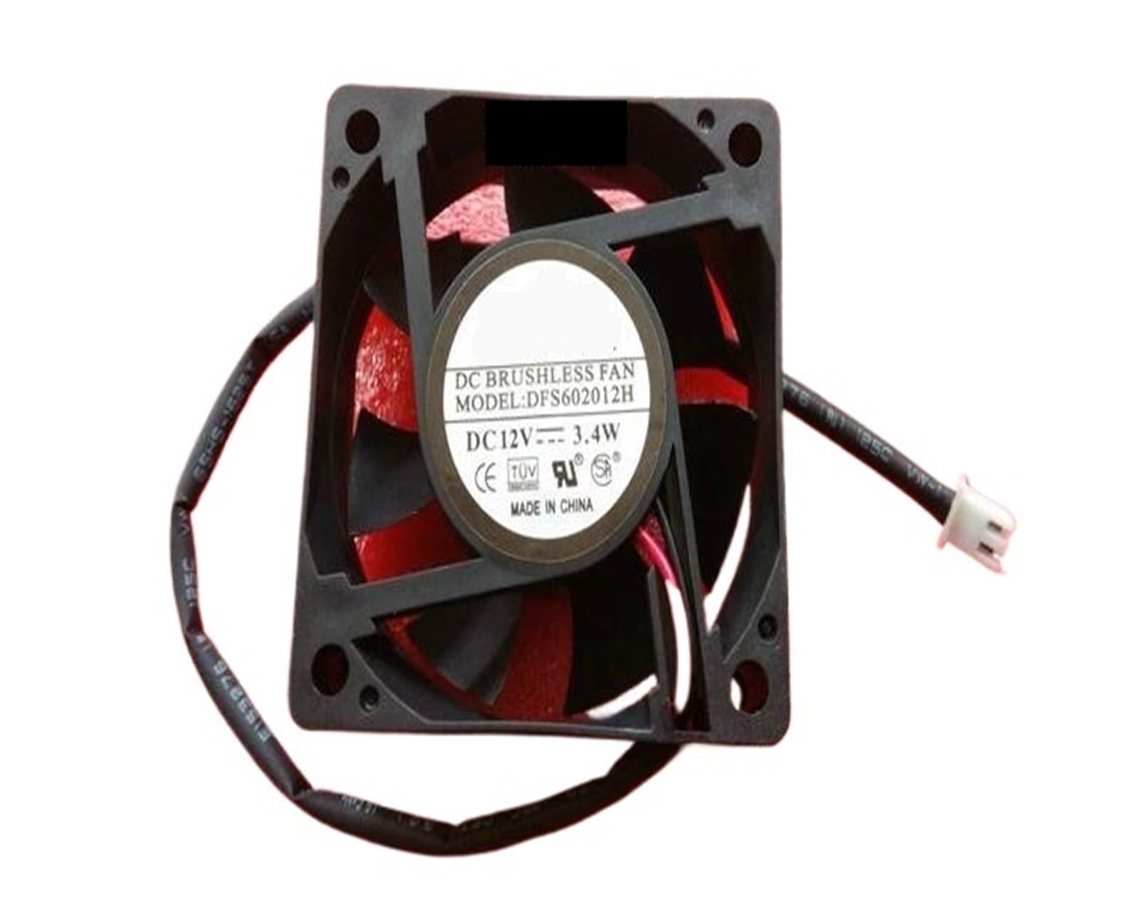 GJEXXPTST 60 * 20 DFS602012H DC12V 3.4W 20mm 2 Wire Fan