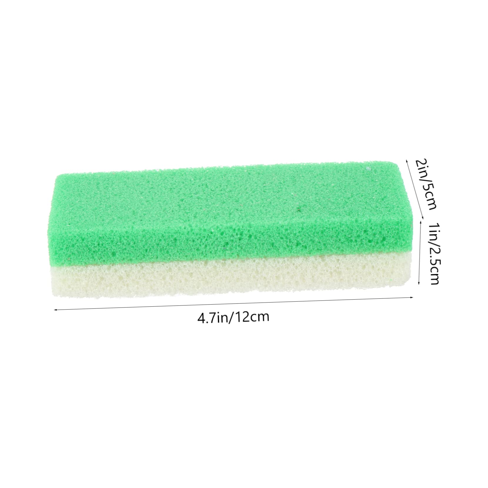 FRCOLOR 2sets Salon Grade Foot Pumice Stone Feet Scrubber Tools for Family Easy to 2pcs*2 Random Color