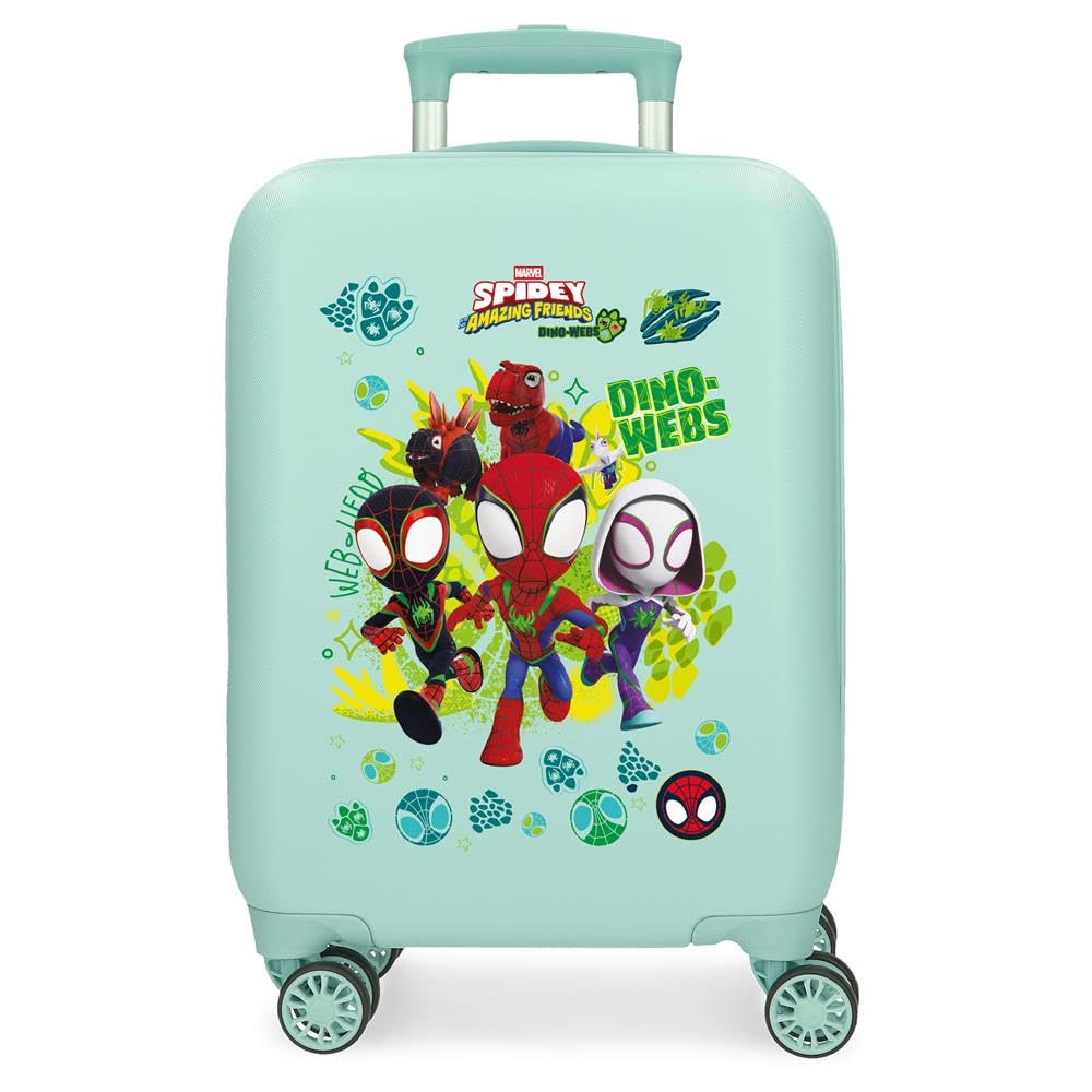 Joumma Marvel Dino-Webs Cabin Case Blue 33x50x20 cm Rigid ABS Side Combination Closure 33L 2.35 kg Hand Luggage