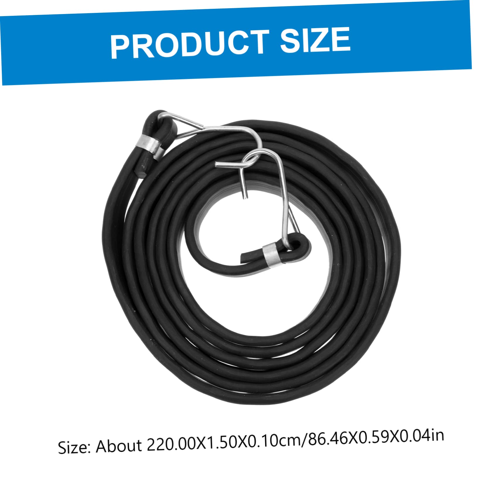 ARTIBETTER 2pcs High Elastic Tension Belts for Motorcycle Cargo Tie Down Durable Binding Straps for Bikes Luggage and Outdoor Equipment Adjustable Cargo Fixing Straps