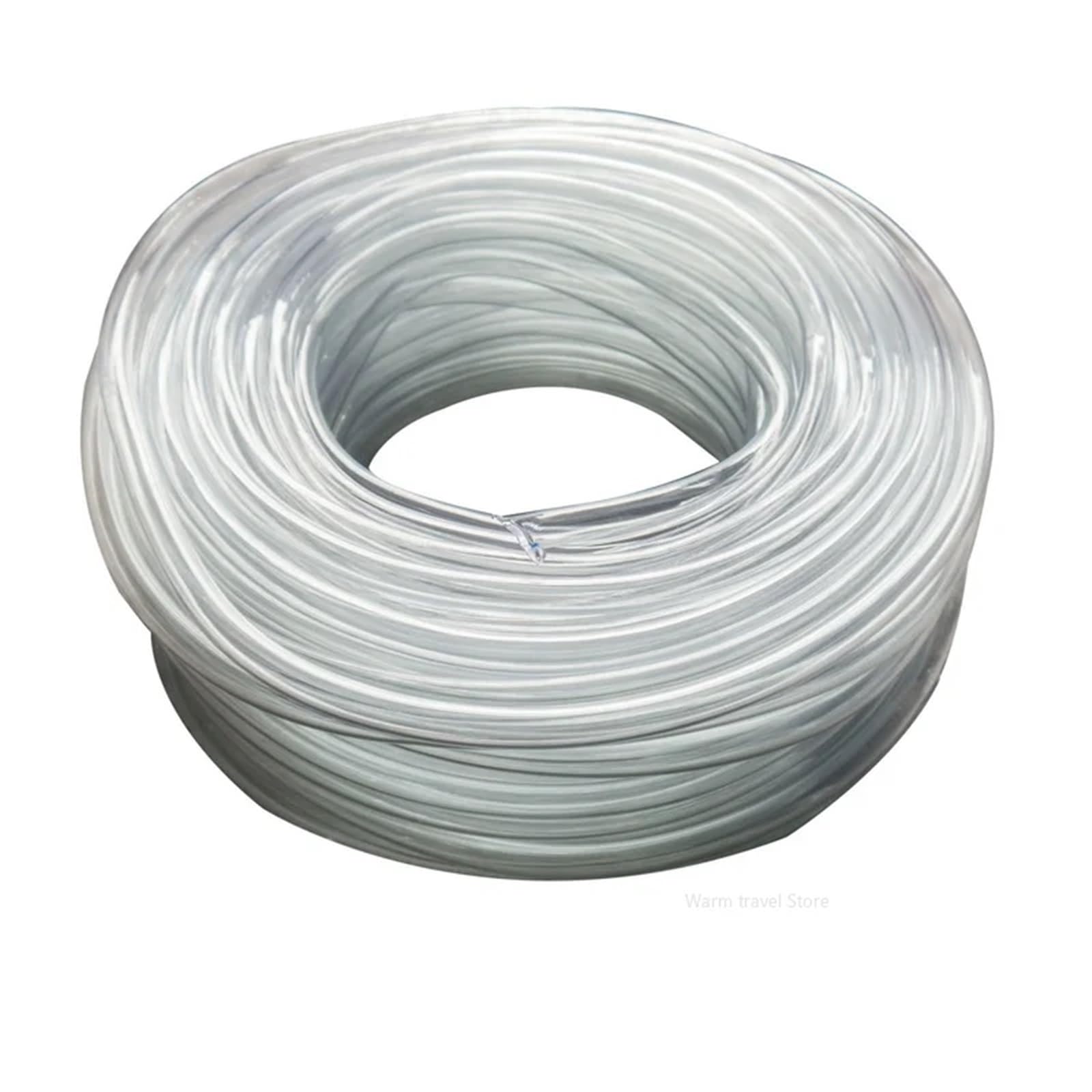 Pvc Schlauch 1M 5M 10M 6 7 8 9 10 11 12 14 16 18 20 mm Außendurchmesser Flexibler PVC-Schlauch Klarer transparenter Wasserschlauch for Wasserpumpe(Transparent 16mm X 18mm,10 meter)