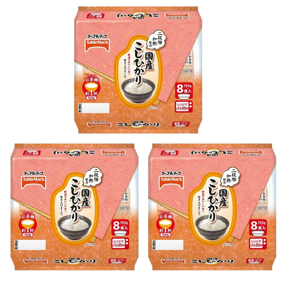 Amazon | テーブルマーク パックご飯 国産こしひかり 150g 24食
