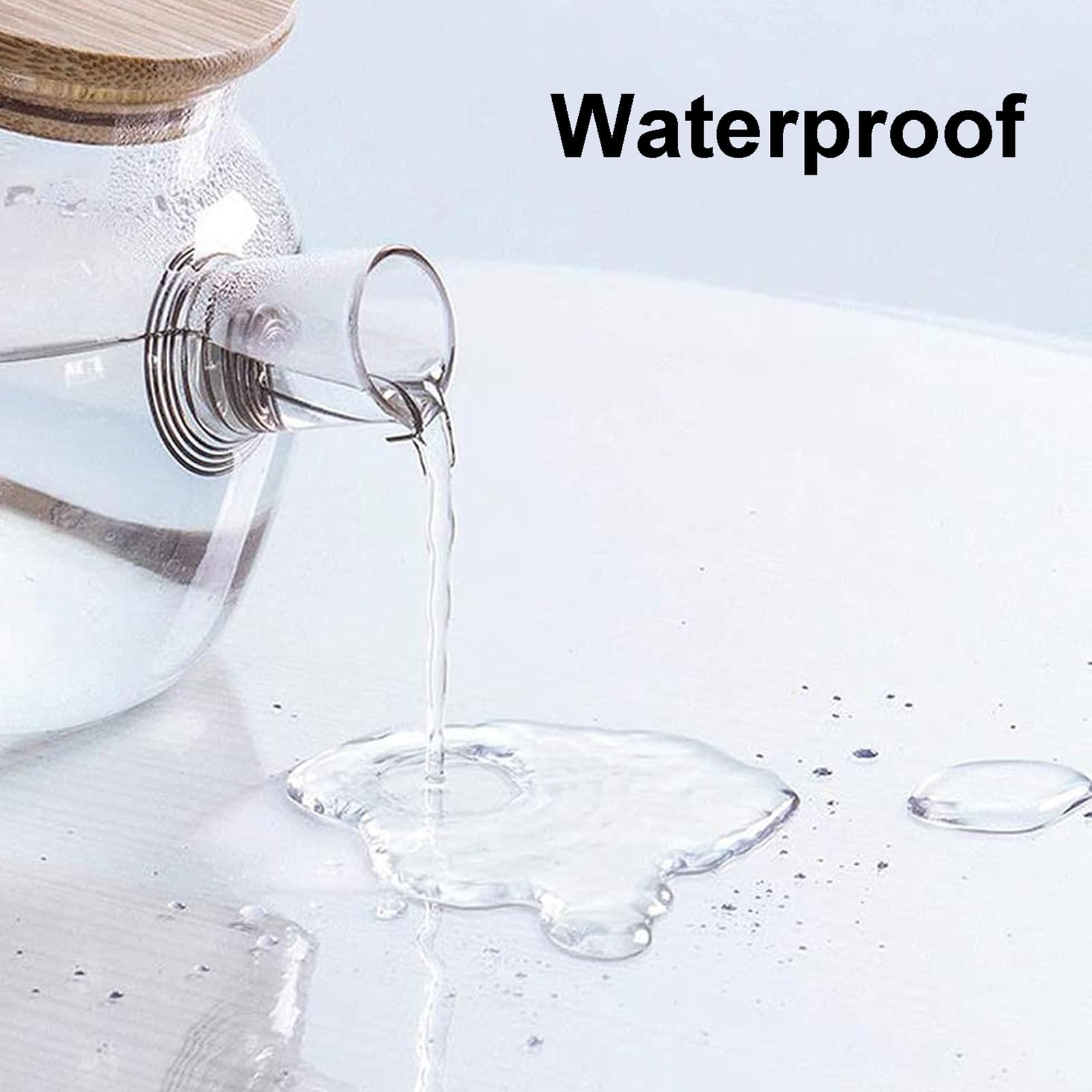 Generico Tappetino da Scrivania Trasparente, 2mm Tappetino Protettivo Antiscivolo per Scrivania, in PVC, Sottomano da Scrivania per Ufficio e Casa(Transparent,70 cm × 110 cm（ 28'' x 43'' ）)
