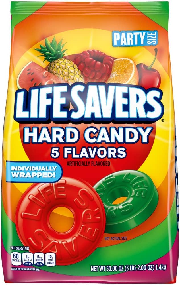 Arcor Assorted FruitFilled Hard Candy, Individually