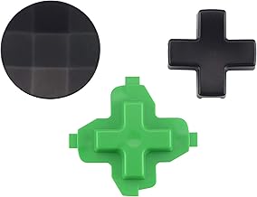 eXtremeRate 3 in 1 Magnetic Metal Black Stainless Steel D-Pads, Replacement Parts Directional Pad Kits for Xbox One/Xbox One S X/Xbox One Elite/Xbox One Elite Series 2/ Xbox Elite 2 Core Controller