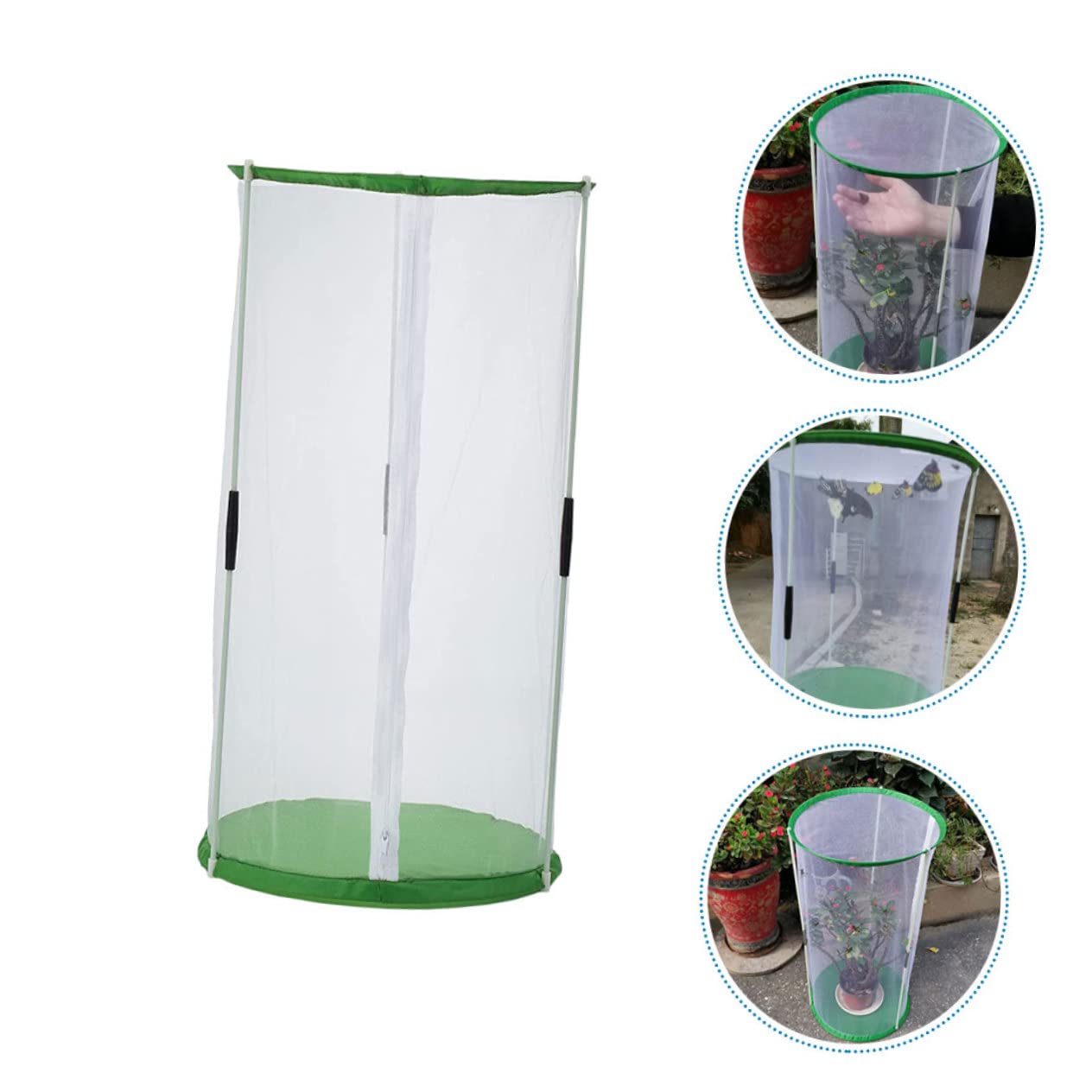 Leichter Insektenkäfig aus Polyester mit Sichtbarem Käfig Design als Schmetterlingszuchtkäfig und Beobachtungskäfig für Schmetterlinge und Insekten