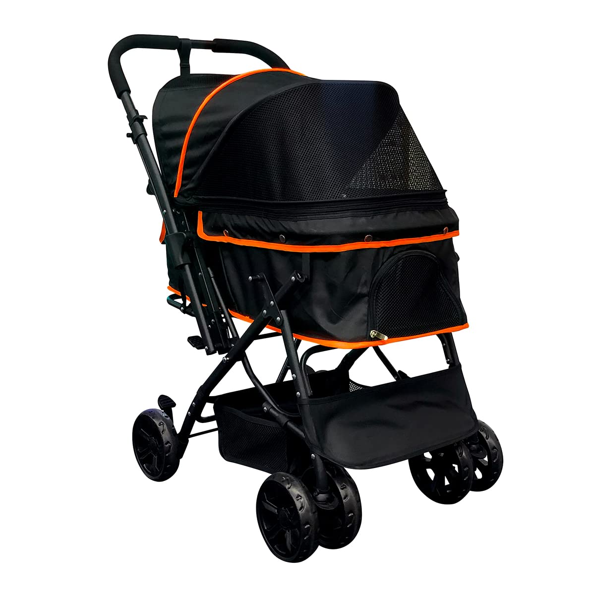 ブラック】ペット介護用 ドッグカート ペットバギー 犬 猫 動物 ペット用品