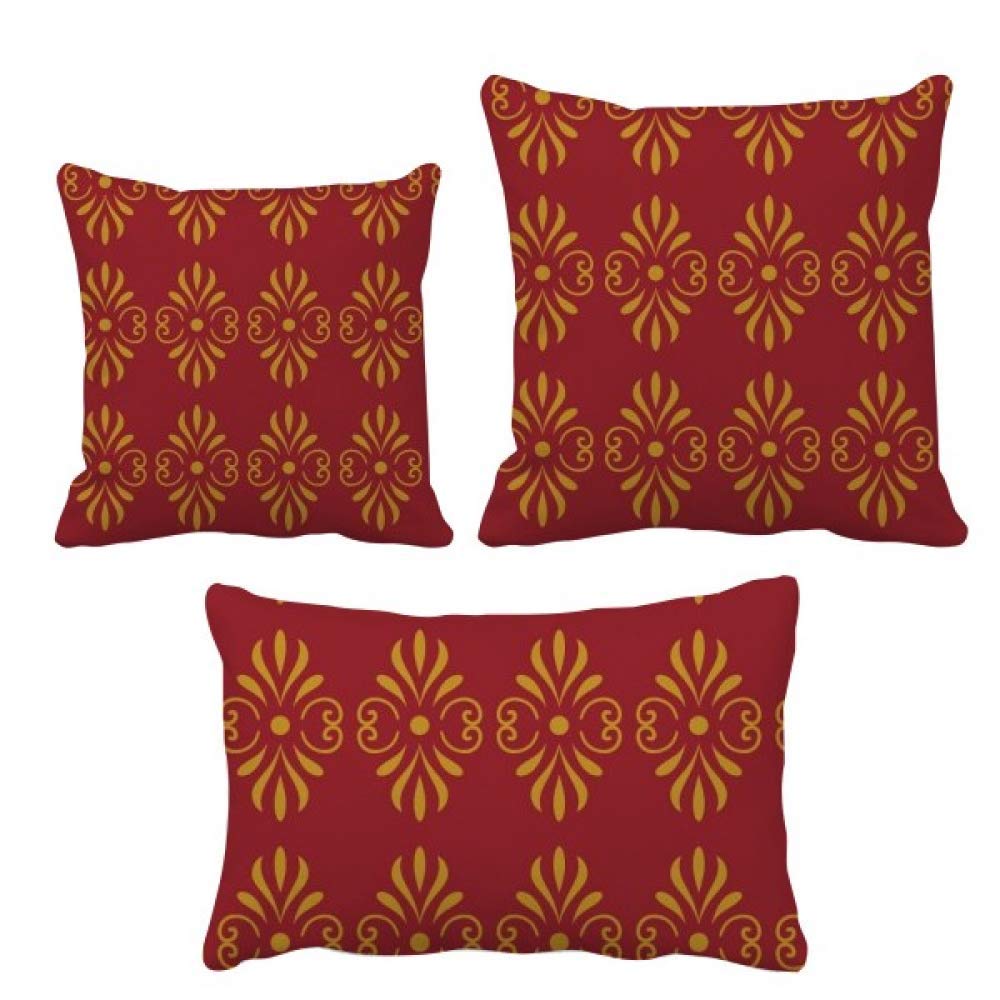 Housse de coussin Thaïlande aux reflets dorés et tissu jacquard