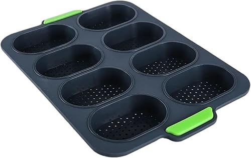 Non-Stick Bread Mold Party DIY Mini Baguette Baking Tray Silicone Round Baker Tool Pan
